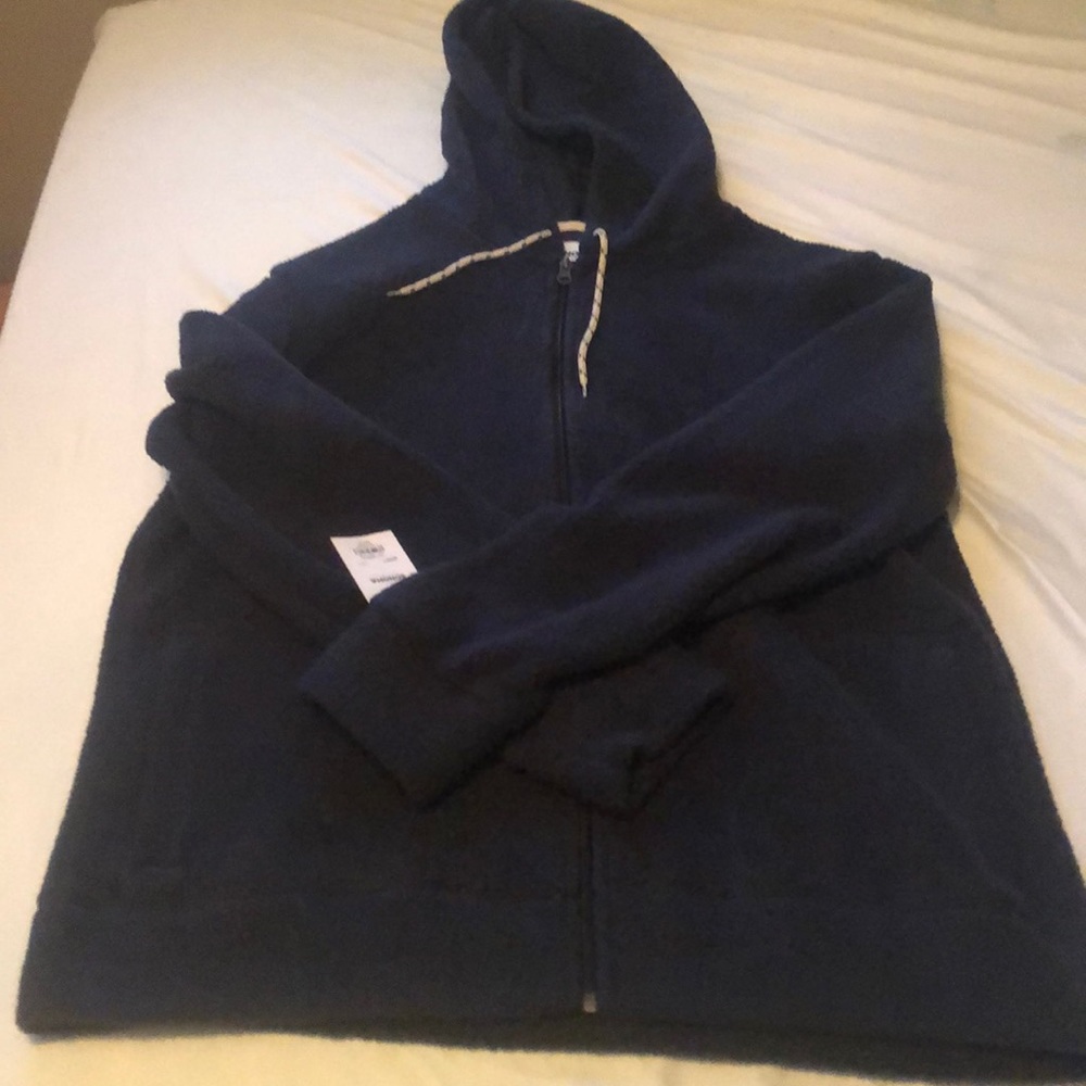 Sonoma Sherpa fleece full zip hoodie NWT